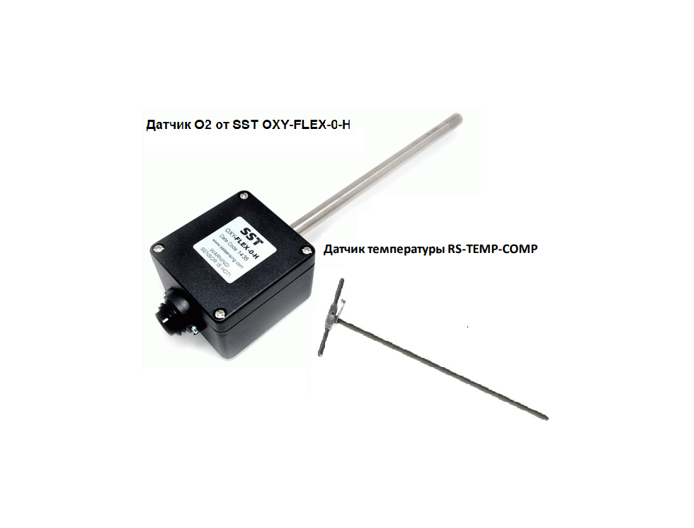 Датчик температуры RS-Temp-Comp и датчик кислорода SST OXY-FLEX-1-H